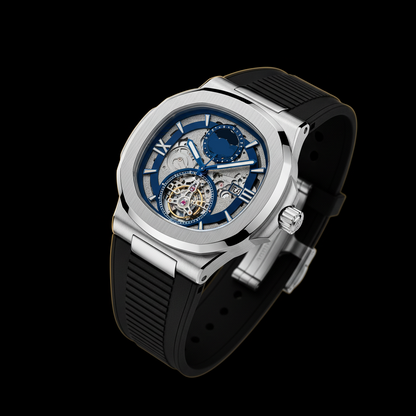 Skeleton Mechanical Wrist Watch – Rubber Strap Edition