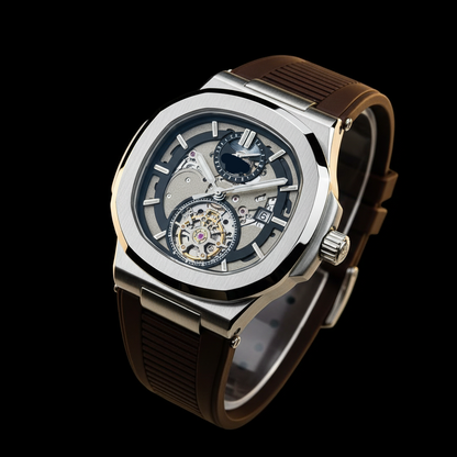 Skeleton Mechanical Wrist Watch – Rubber Strap Edition