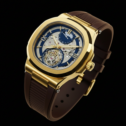 Skeleton Mechanical Wrist Watch – Rubber Strap Edition