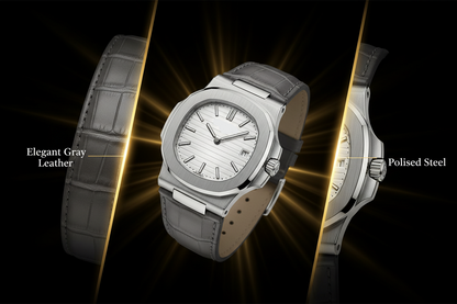 Hand Wrist Watch - Leather Band Edition