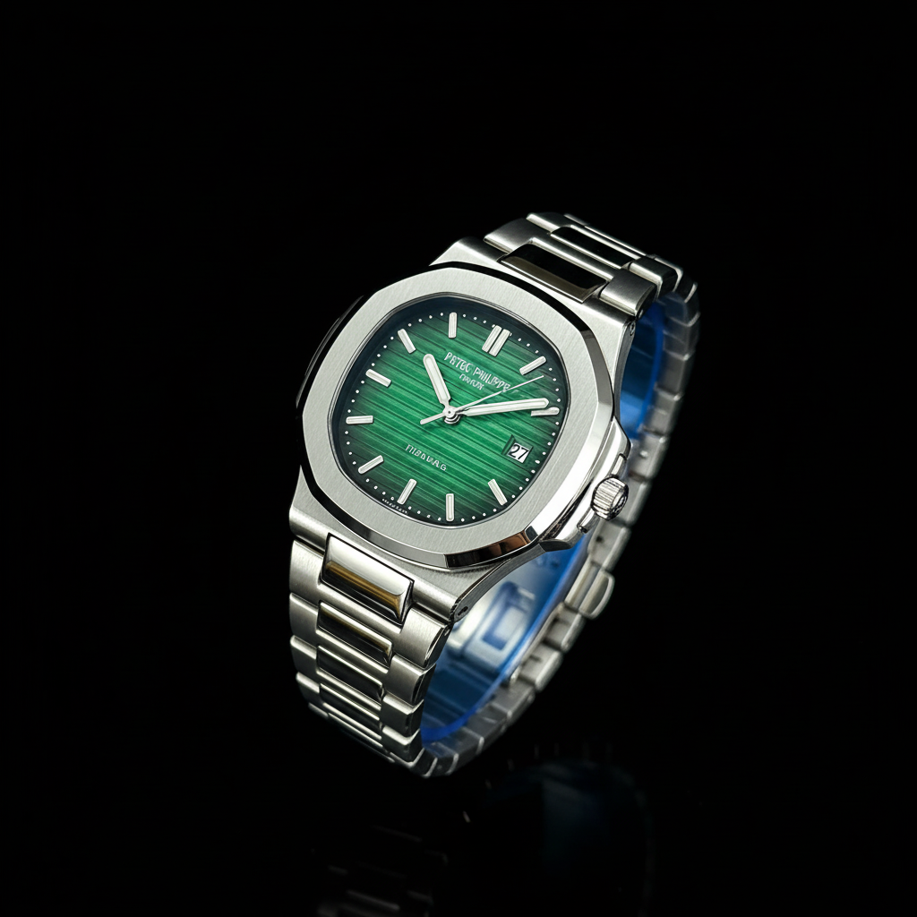 Octagonal Bezel Sports Watch - Steel Bracelet
