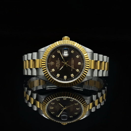 Rolex Datejust Chocolate Brown Diamond Dial