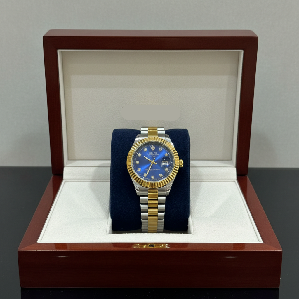 Blue Gold Studio Display