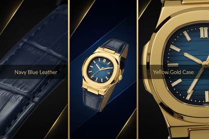 Hand Wrist Watch - Leather Band Edition