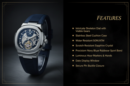 Navy Blue Watch Features Breakdown
