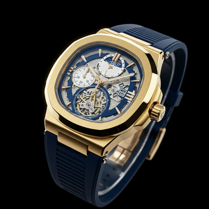 Skeleton Mechanical Wrist Watch – Rubber Strap Edition