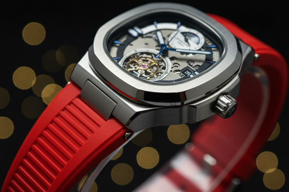 Skeleton Mechanical Wrist Watch – Rubber Strap Edition