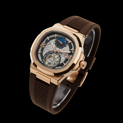 Skeleton Mechanical Wrist Watch – Rubber Strap Edition