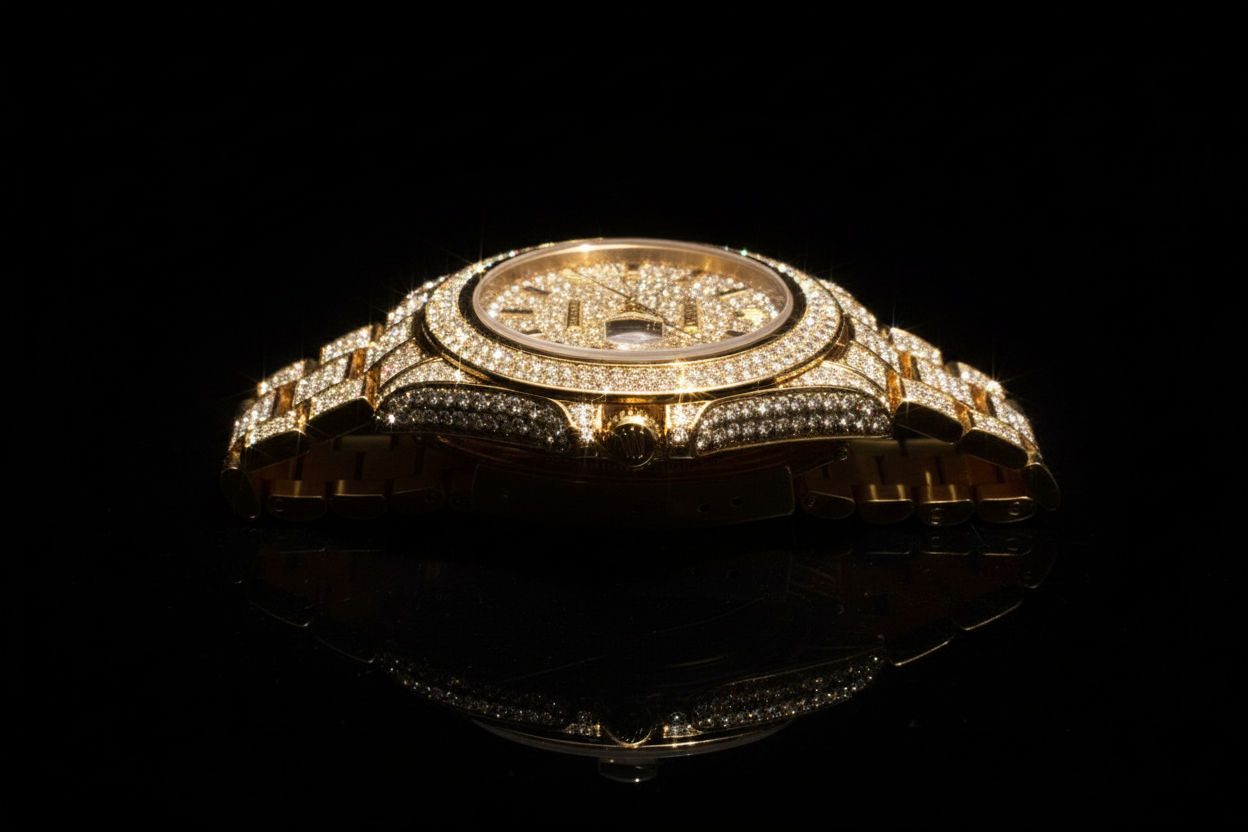 Full Diamond Watch - Presidential Bracelet | Iced-Out Style