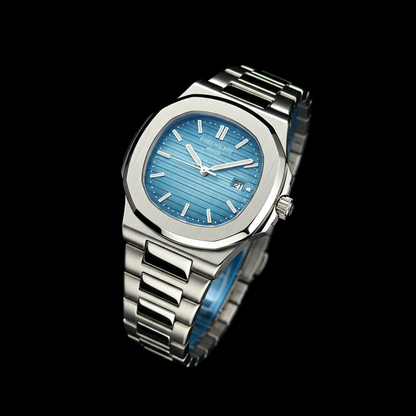 Octagonal Bezel Sports Watch - Steel Bracelet