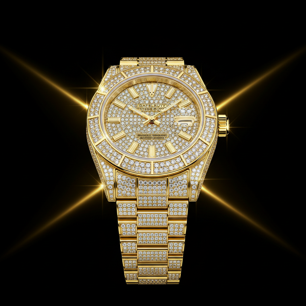 Full Diamond Watch - Presidential Bracelet | Iced-Out Style