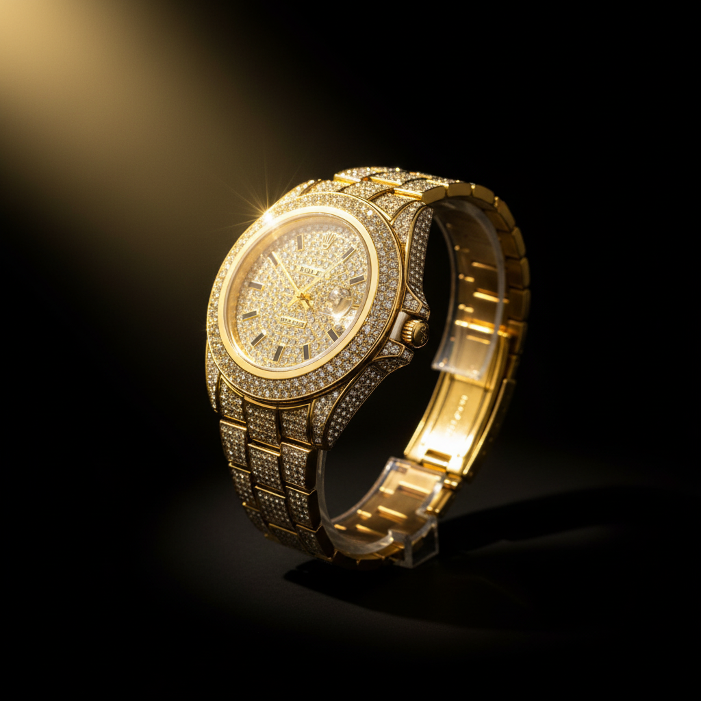 Full Diamond Watch - Presidential Bracelet | Iced-Out Style