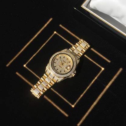 Full Diamond Watch - Presidential Bracelet | Iced-Out Style