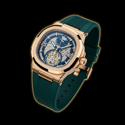 Skeleton Mechanical Wrist Watch – Rubber Strap Edition