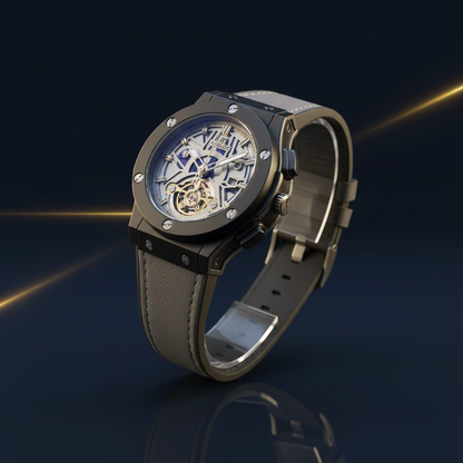 White Skeleton Watch